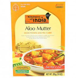 Kitchens Of India Aloo Mutter Diced Potato And Pea Curry  Box  285 grams
